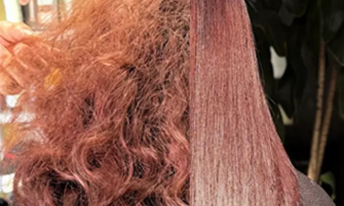 Smooth, Frizz-Free Hair with Brazilian Blowout or Keratin Treatment