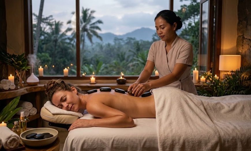 Image 2: Relaxing Swedish or Deep Tissue Massage with Soothing Hot Stones