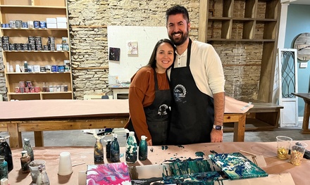 Fluid Art Painting Workshop for 1 Person - Fisk Avenue