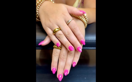 Acrylic Fill w Gel Polish - Nailvana