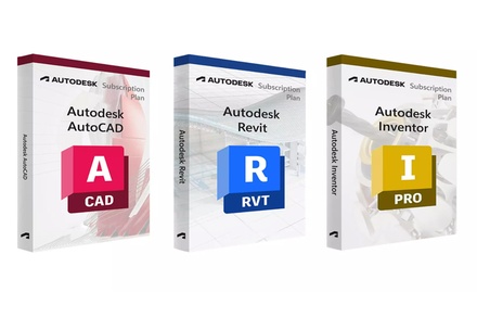 Autodesk AutoCAD 2025- 1 Year - Autodesk 2025 - AutoCAD, Fusion 360, Inventor & Revit