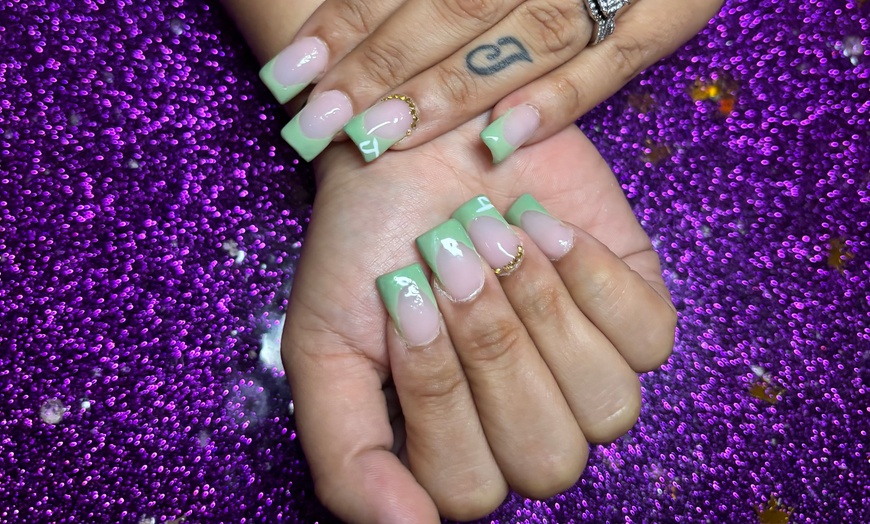 Image 2: Transform Your Nails with Any Length Poly Gel Full Set 