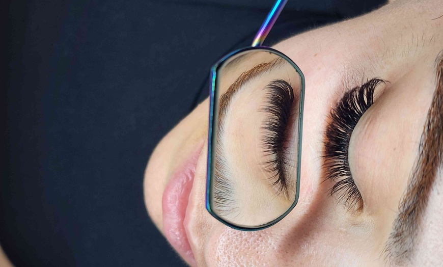 Image 2: Classic, Hybrid / Volume Lash Package: One Full Set + One 3-Week Fill
