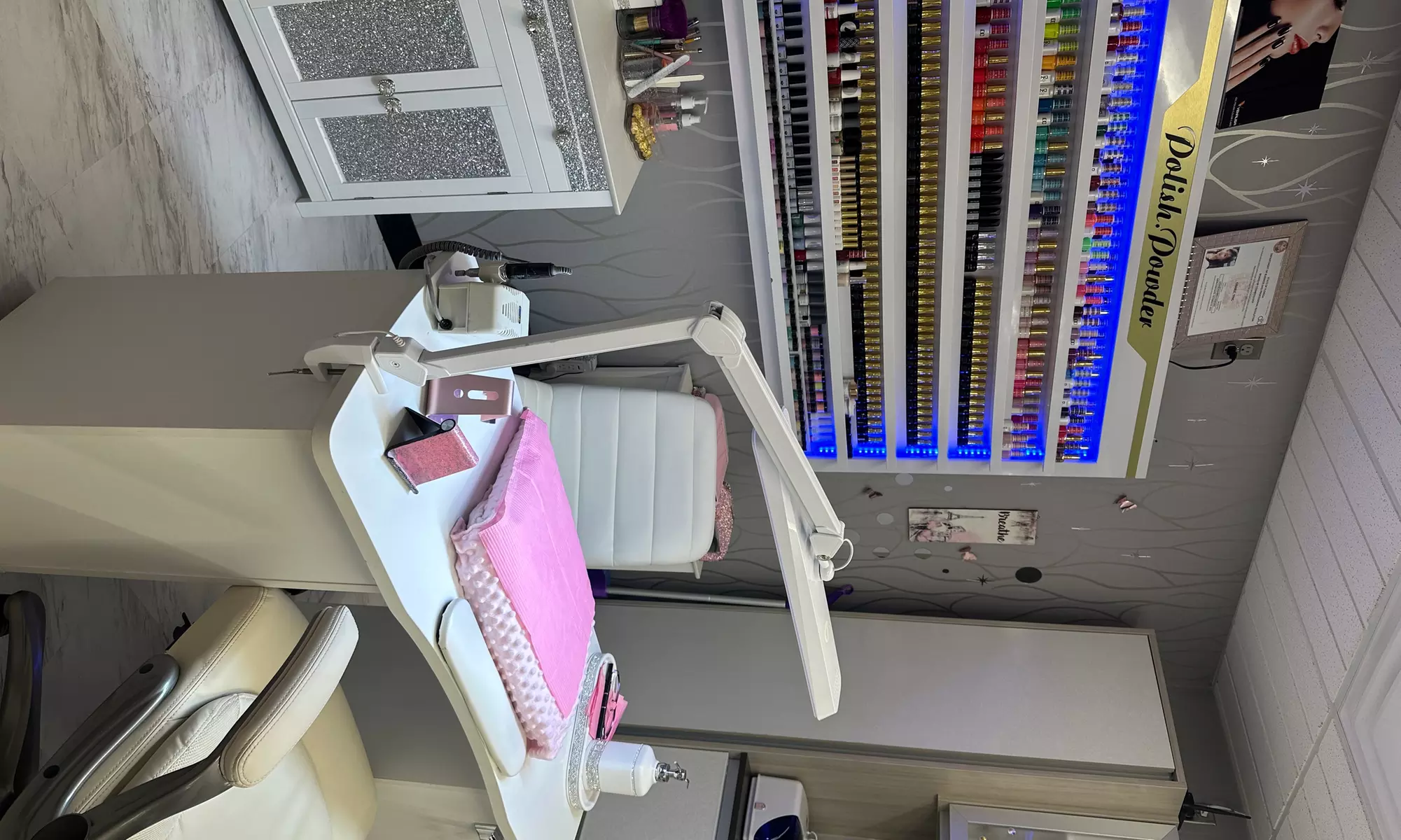 Relax with a Lash Extensions, Hard gel/Full set, and Pedicure 