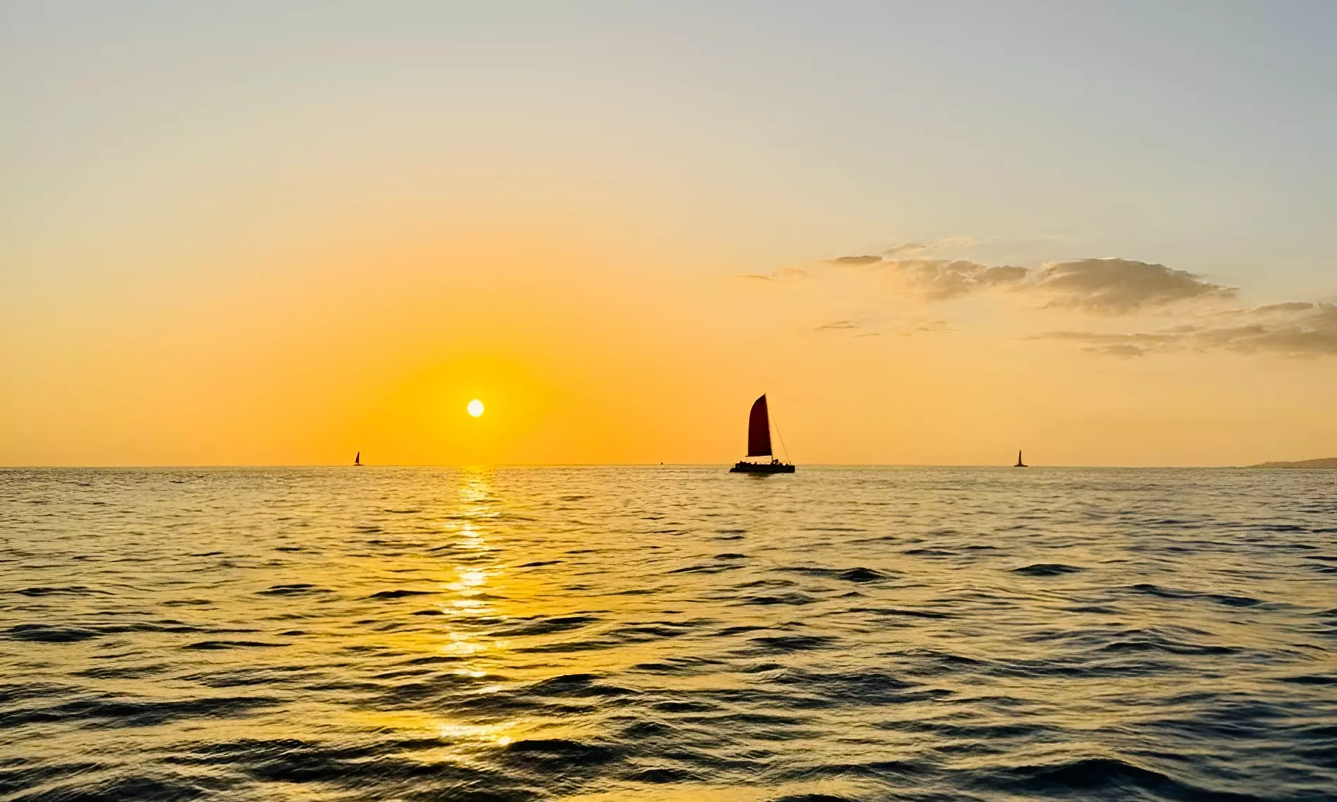 Up to 35%Off for 2-Hour Swim & Sunset Sail for One from Island Magic Charters LLC (Waikiki Adventure Sails)