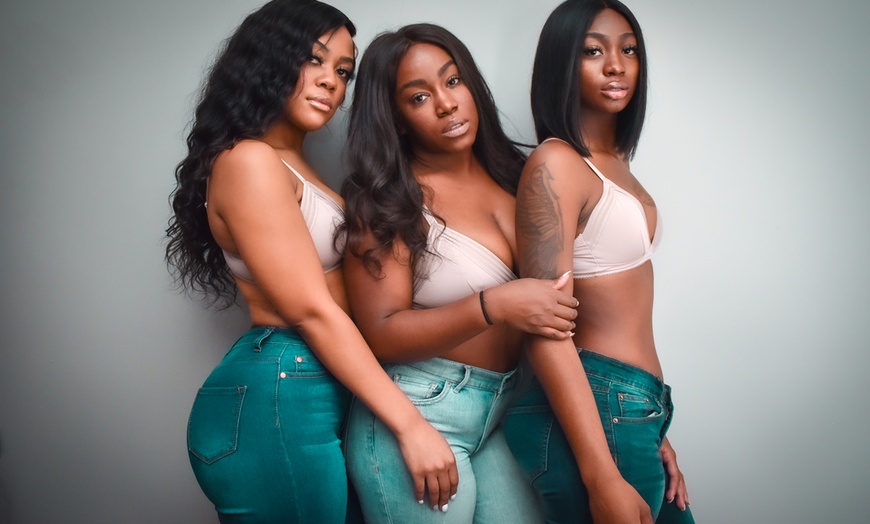 Image 1: Enhance your look with a Traditional Sew-In, or Tape-In Extensions 