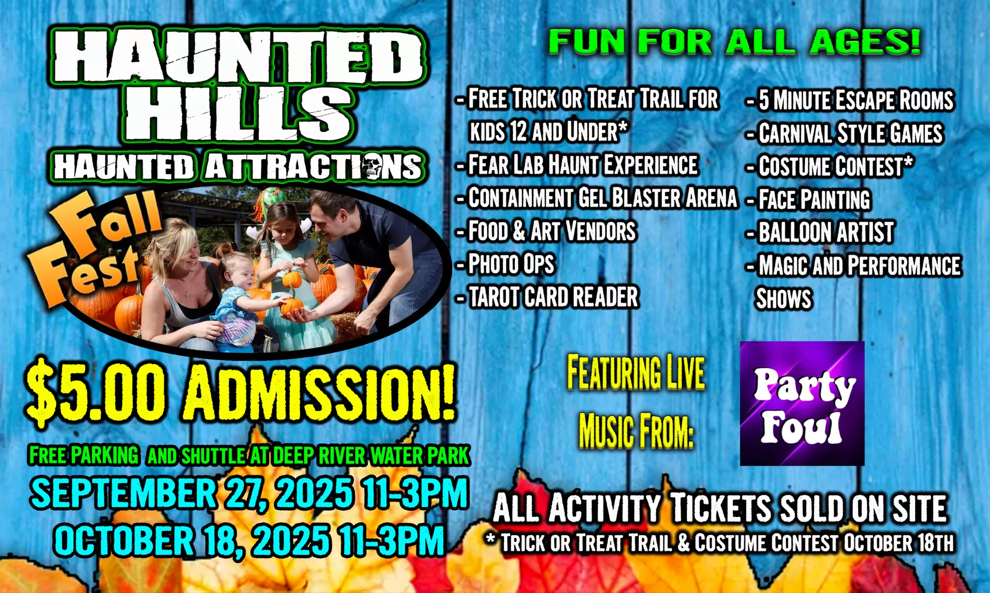 Haunted Hills Fall Festival: Daytime Fun & Exciting Activities