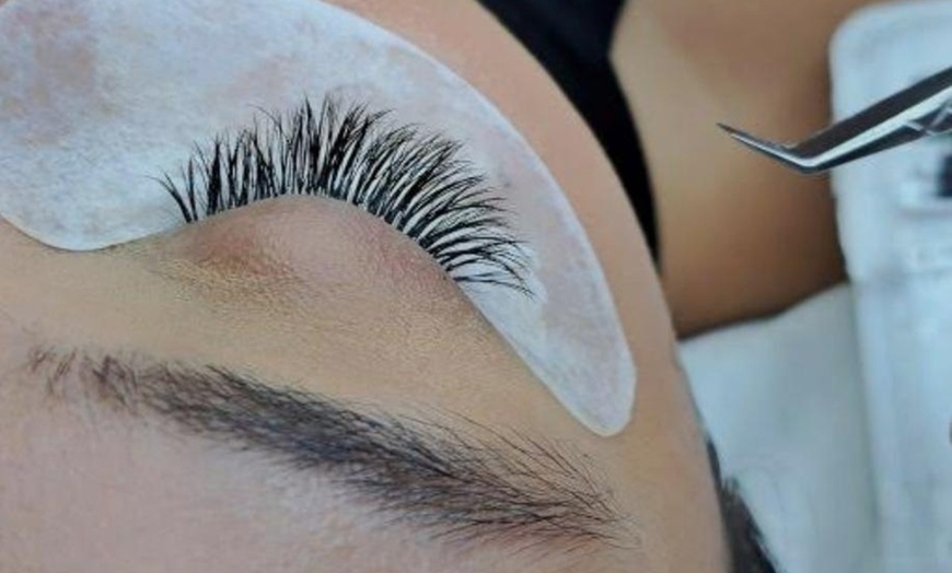 Image 1: Long-Lasting Glam with Classic Lash Extension + Optional Two-Week Fill