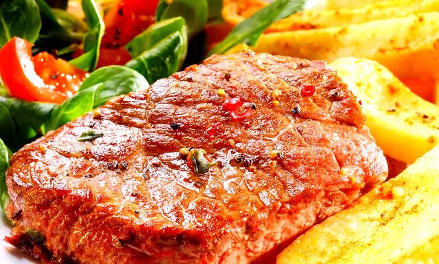 Image 2: Experience the delectable offerings of Signature Steakhouse with a 12oz rump steak feast & sides, up to 25% off