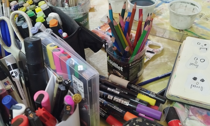 Image 5: Taller de expresión creativa de 4 clases para 1 o 2 adultos o niños