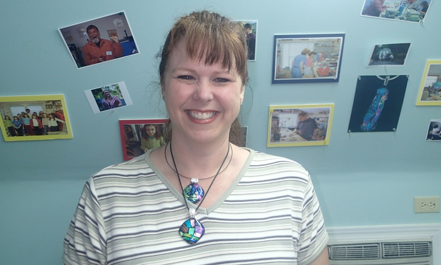 Image 5: Beginner Mosaic Glass Jewelry Workshop for One or Two People