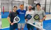Enhance Skills with 60-Minute Padel Lesson, Padel Court Reservation for One, Two or Four & More (Up to 55%Off)