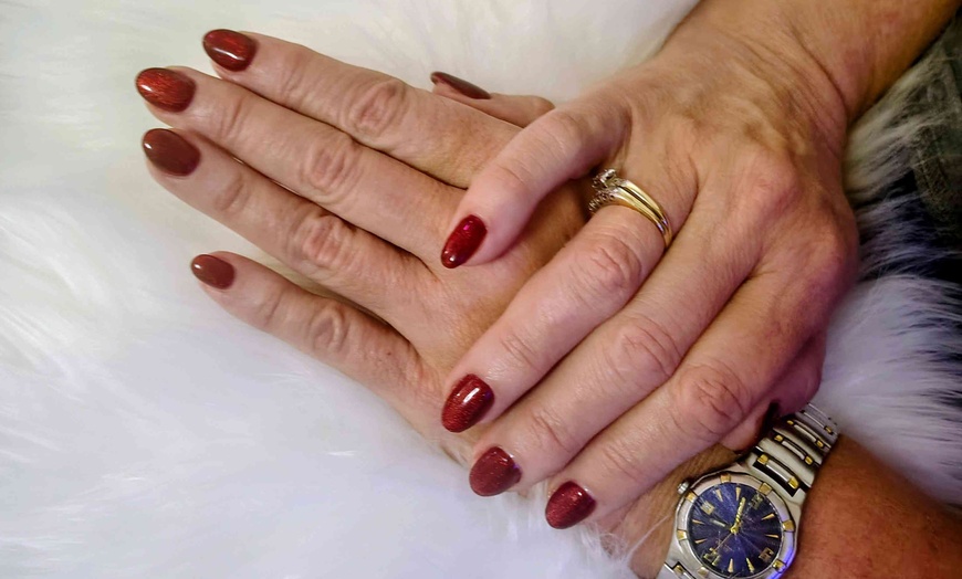 Image 2: One or Two Sessions of -Gel X Manicure, Deluxe Pedicure Spa and More