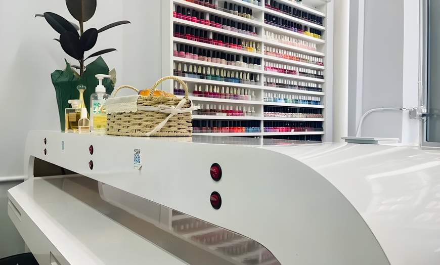Image 2: Nail Extensions w/ Chair Massage or Hot & Cold Pedi w/ Foot Massage