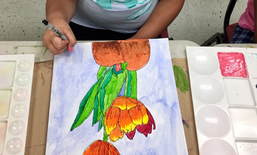 Image 3: 1 or 2 Children: 4-Week Summer Art Camp (Ages 5 -11) (Wed 10-11:30 am)