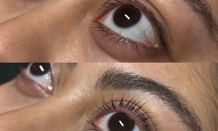 Image 1: Transform Your Lashes with One Eyelash Lift with Optional Tinting