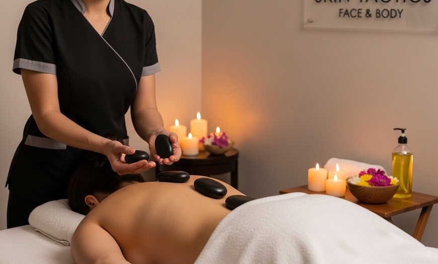 Image 1: Enjoy 45-, 60-, Or 75-Minute Hot Stone Massage With Aromatherapy