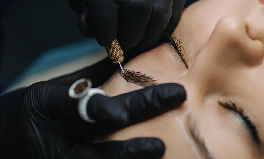 Image 7: Microblading Session Both Eyebrows w/ Optional 4Week Touchup 59% Off