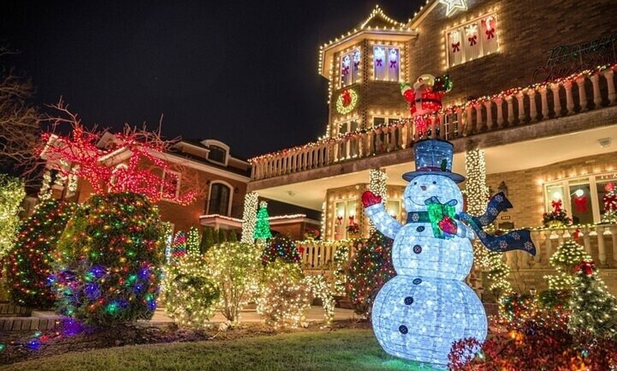 Image 2: See NYC’s Brightest Holiday Lights – Dyker Heights Christmas Tour