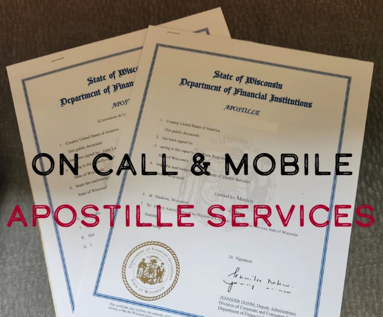 Up to 54% Off on Notary Services at Luxe Mobile Notary & Apostille Services