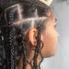 Image 2: Transform Your Look with Stylish Knotless or Box Braids