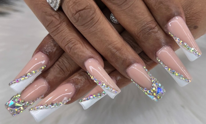 Image 1: Get Gel X Nails, Acrylic Nails, or Gel Mani & Pedi for a Fresh Look