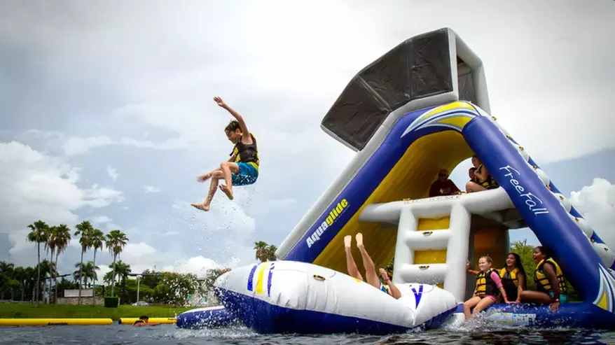 Conquer the Aqua Challenge: Ultimate Water Obstacle Course Fun for All Ages at Tigertail Lake
