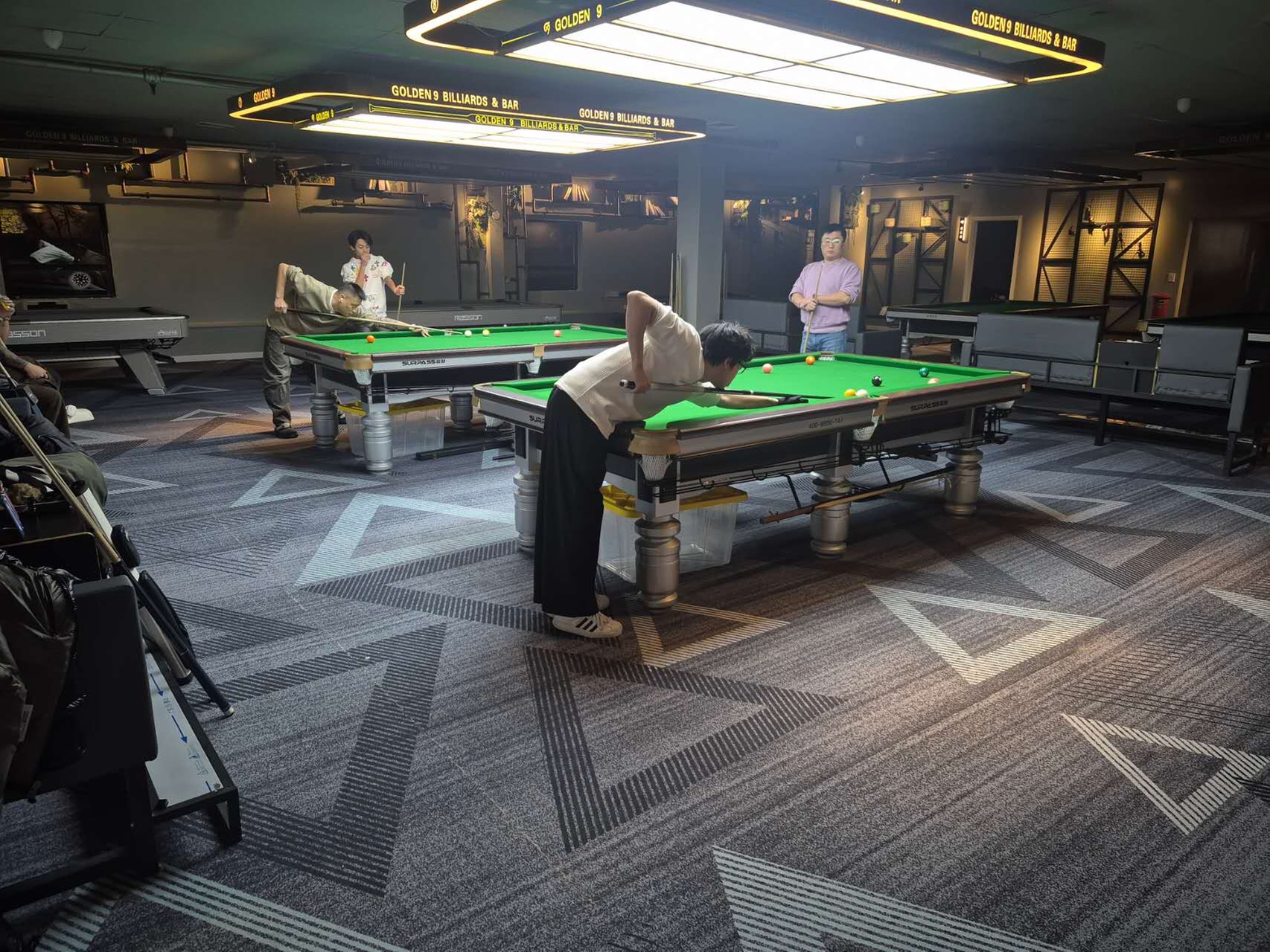 Pool Games & Drinks at Golden 9 Billiards and Bar