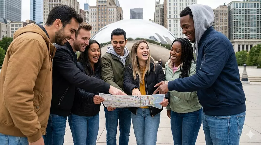 Join a Chicago scavenger hunt adventure for up to 6 people