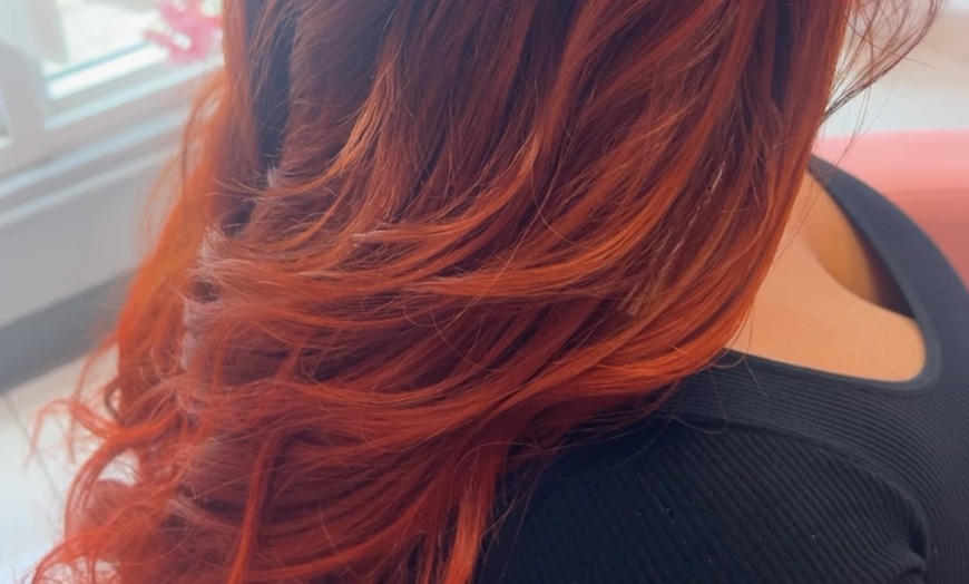 Image 4: Hair Transformations & Styling: Straightening, Color, Extensions