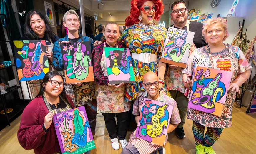 Image 1: Explore Your Inner Drag Queen with a Painting Party for 1, 2, or 5