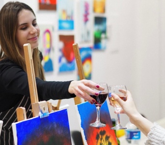 For One Person: Two Hour Paint and Bring Your Own Wine - Art and Soul Studio