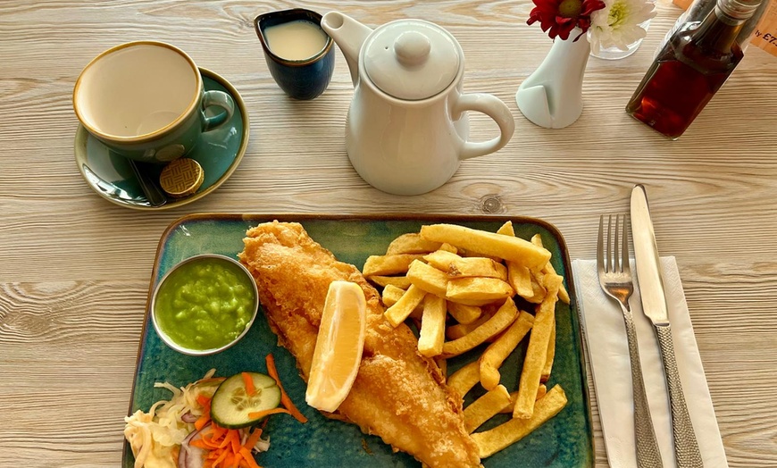 Image 1: Traditional Fish and Chips Meals with Drinks @ Lakeside Fish and Chips