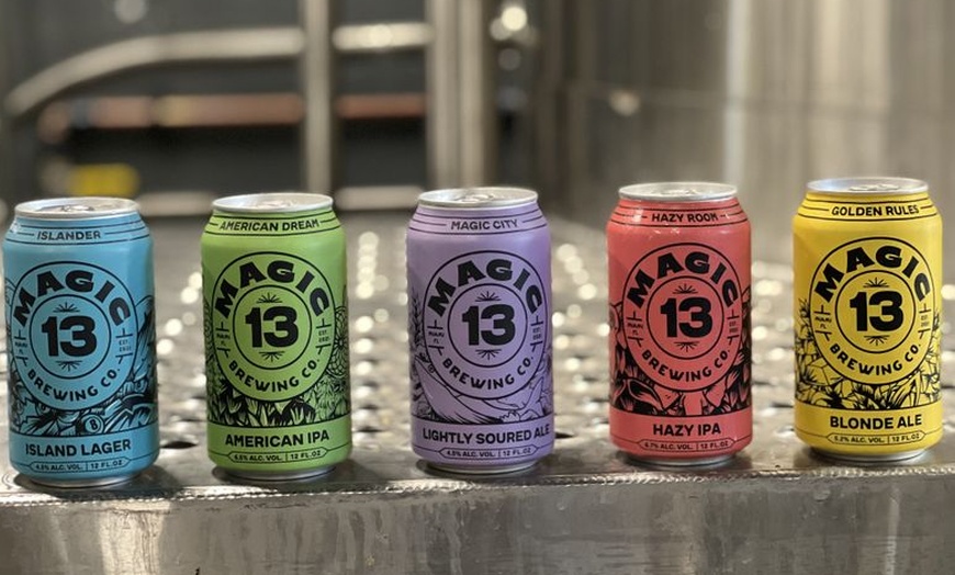 Image 6:  Craft Beer & Bites at Magic 13 Brewing Co. – Save on Taproom Favorites