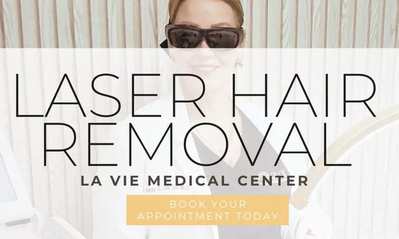 Get Smooth Skin w/6 Laser Hair Removal Sessions | Underarms / Full Face at La Vie Medical Center (Up to 33% Off) - Primary Image