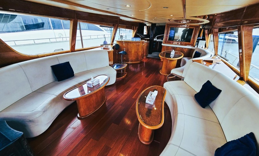 Image 9: Enjoy 105-Feet Luxury Yacht - 1, 2, 3, or 4 Hours for up to 50 PAX