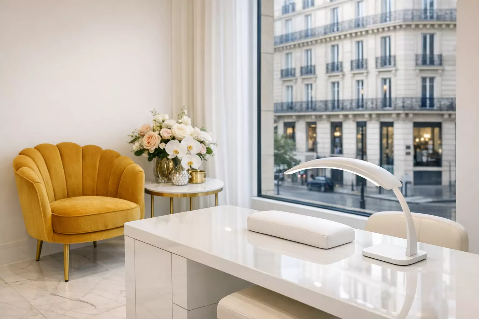 Shampoing, coupe, brushing avec couleur et balayage en option