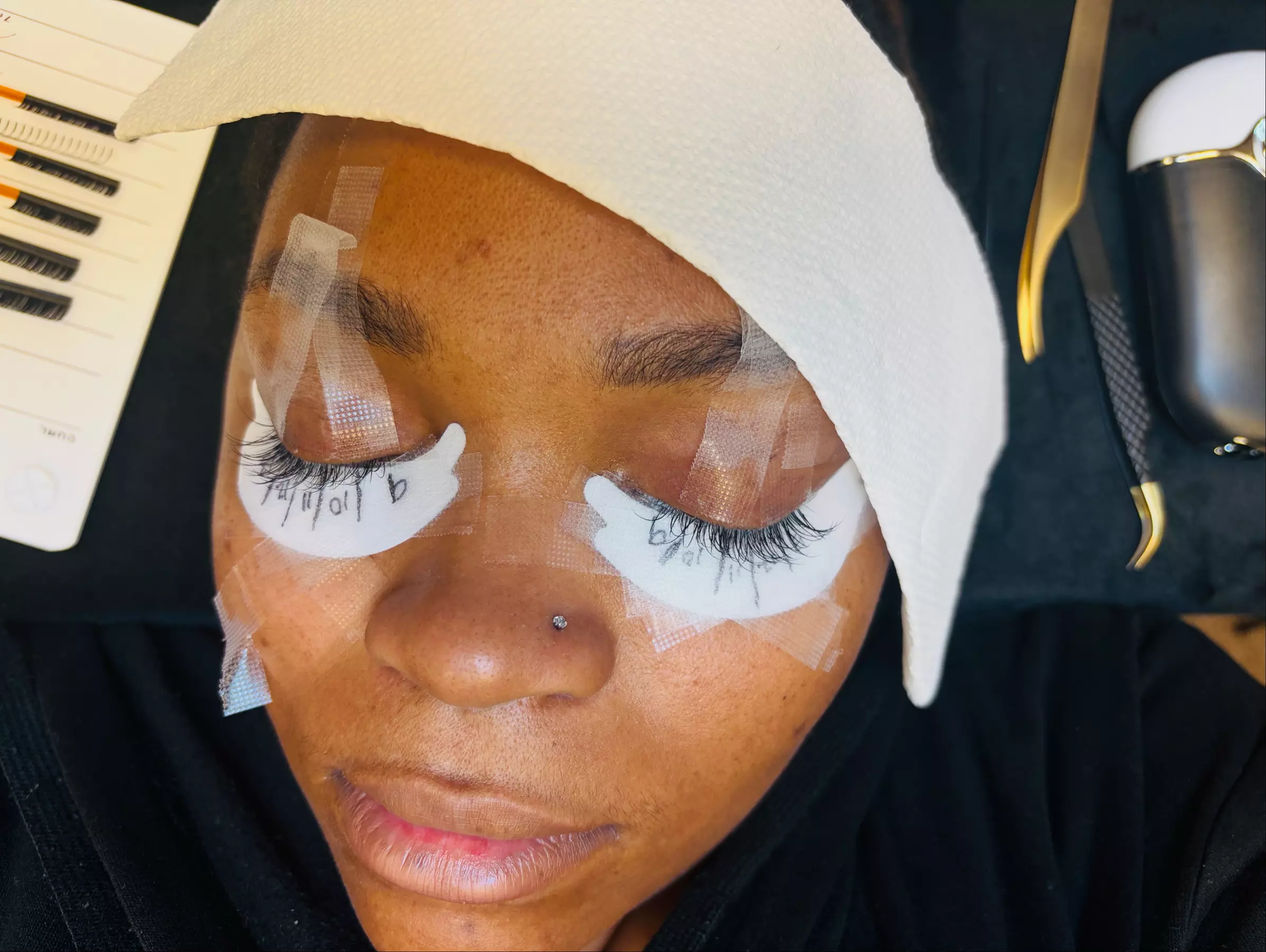 Classic Eyelash Extensions, Two-Week Fill, Brow Wax + Tint/Lamination!