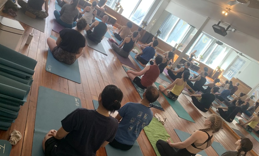 Image 1: Enjoy Five or Ten Hot Yoga or Pilates Classes at Spirit Lab Yoga