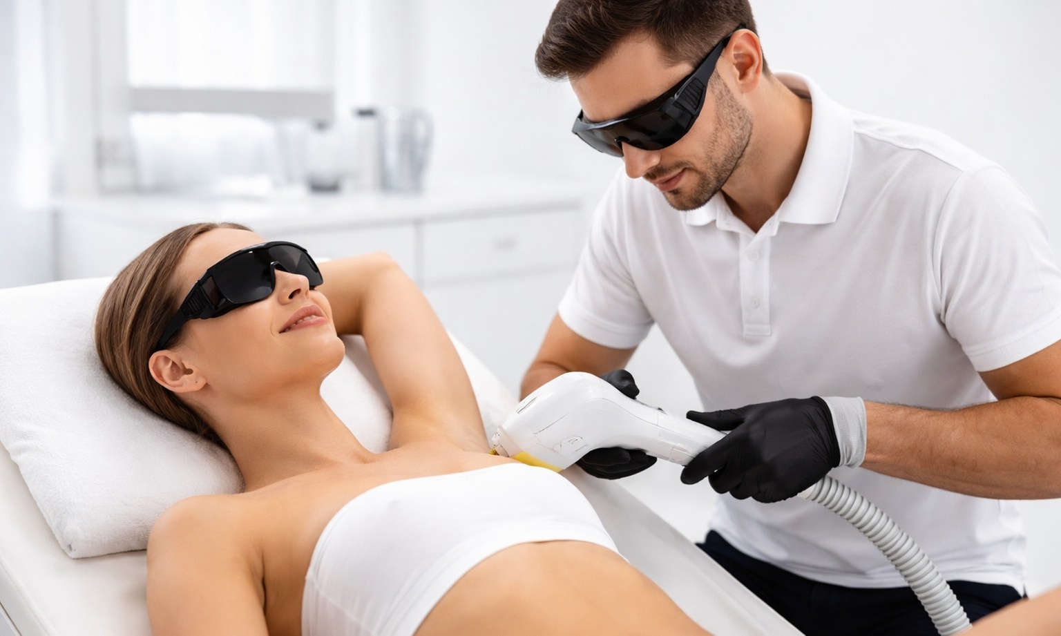 Depilacja laserowa wybranych partii ciała