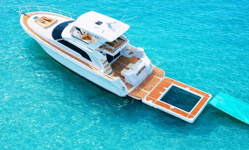 Image 2: 2 Hours Private Yacht 70 ft Pershing Up to 13 + 1 or 2 Jet Ski & More