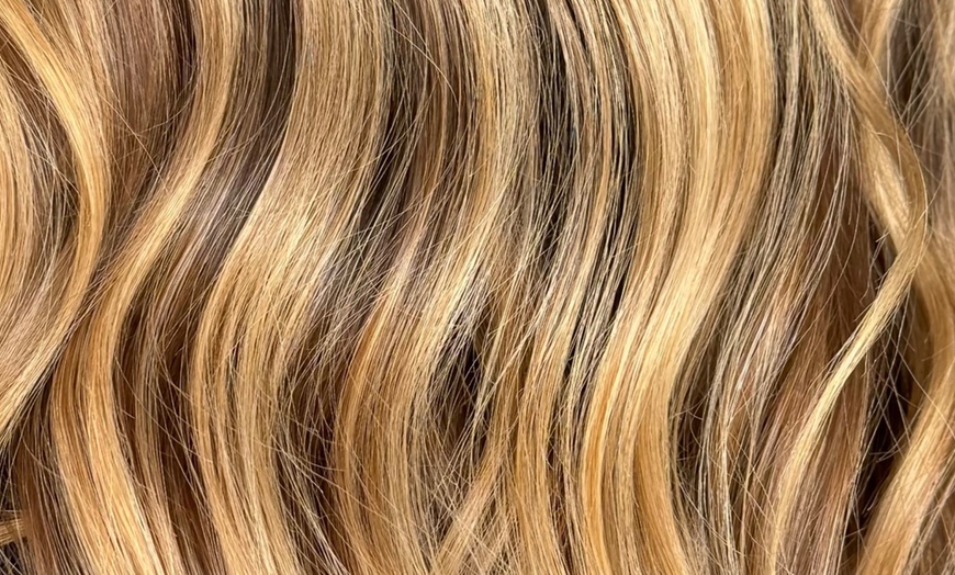 Image 1: Brighten Your Style with Partial Highlights or Balayage with Trim