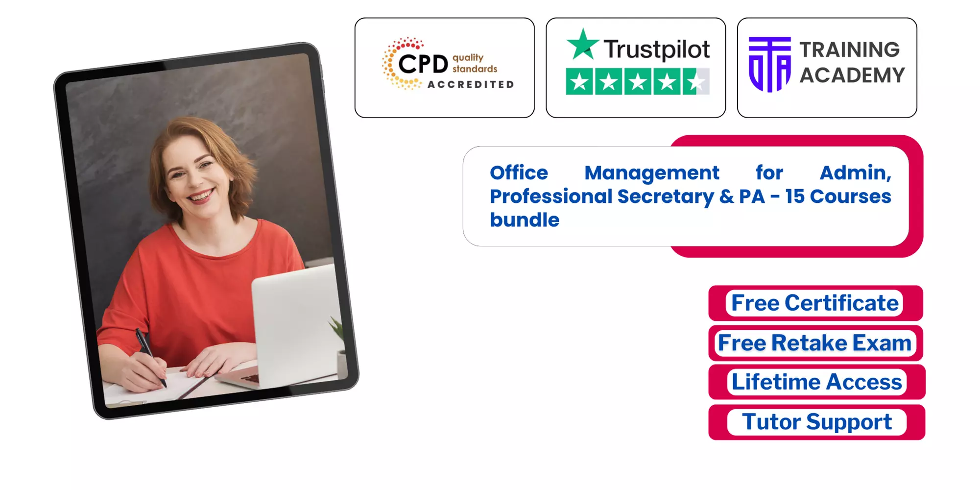 Office Management, Secretary & PA - 15 Courses Bundle or Membership