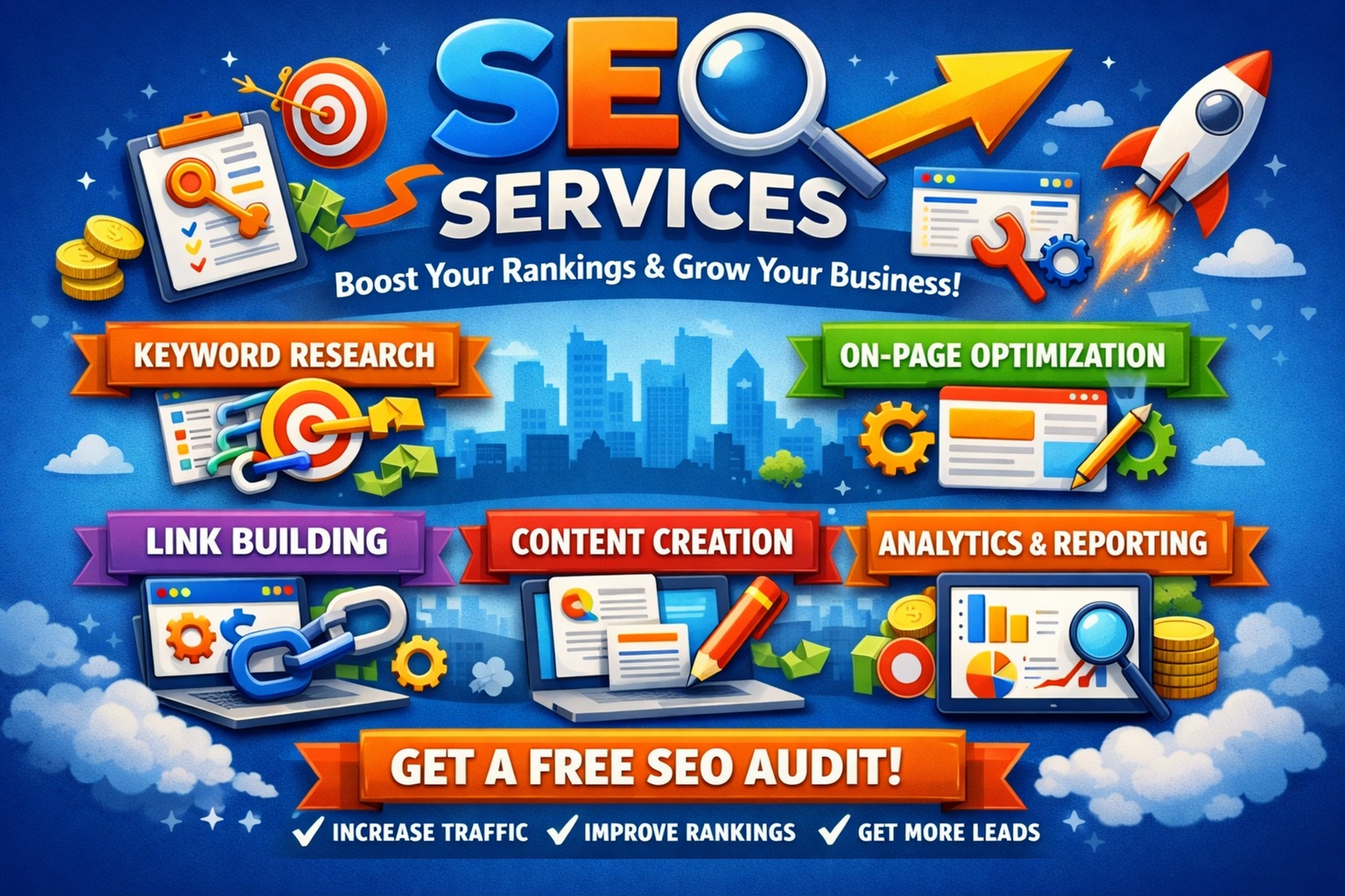 Web Development or Setup Rank Math SEO