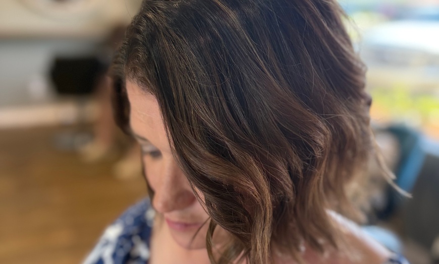 Image 2: Up to 50% Off on Salon - Hair Color / Highlights - Roots at Divine One Salon