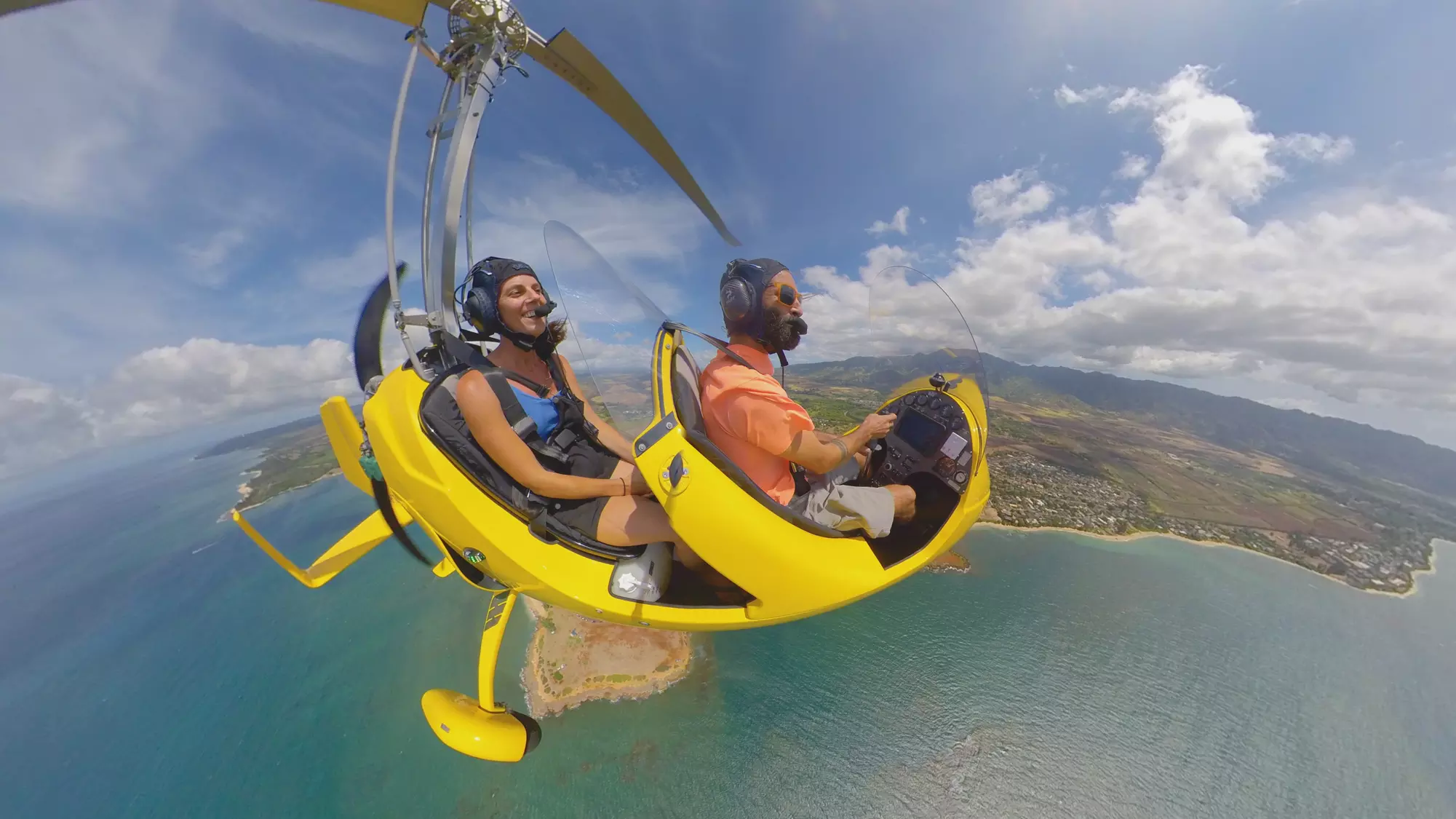 Explore Oahu's Sky: 30-Min Gyroplane Experience for upto 4 People