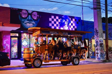 Pedal Pub Miami: Pub Crawl Individual - Seat for 1 - Pedal Pub Miami