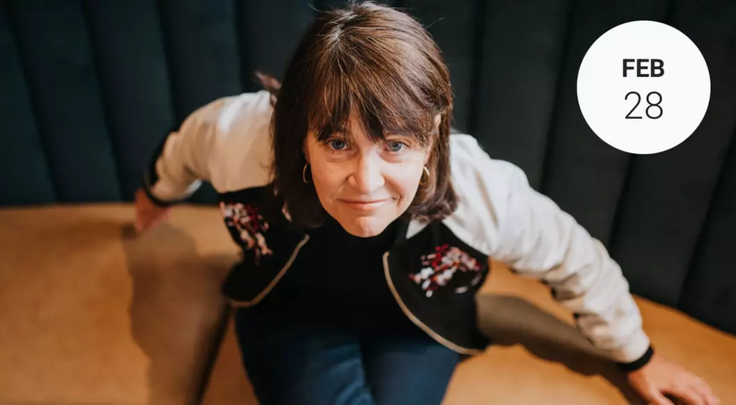 Stand Up Comedy by Leslie Mitchell on February 28 at 7 PM