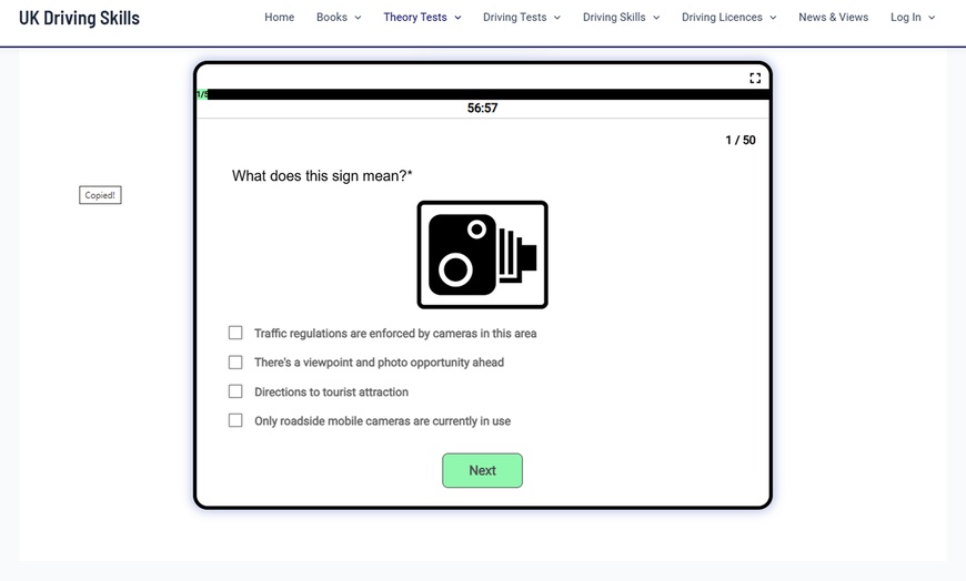 Image 4: Get ready for Car Test with DVSA-approved Online practice questions!
