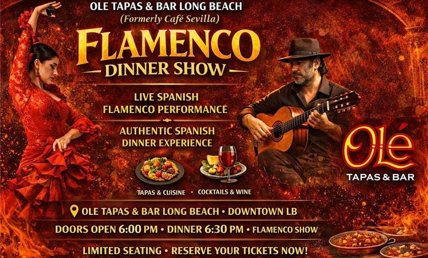 Image 10: Live Flamenco Performance and Three Course Dinner